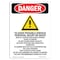Signmission OSHA Danger Sign, To Avoid Possible, 10in X 7in Decal, 7" W, 10" L, Portrait, To Avoid Possible OS-DS-D-710-V-2058 - alternate 1